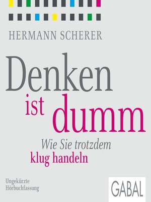cover image of Denken ist dumm